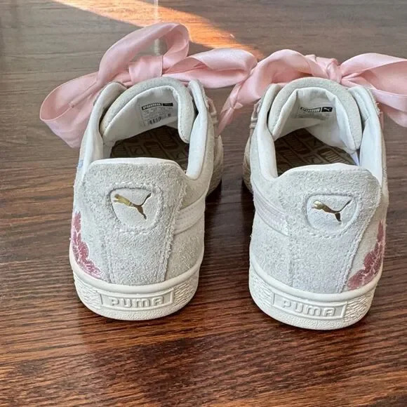 Puma Sneakers with Pink Satin Laces - Picture 6 of 7